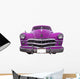 Pink Oldtimer Car Cuba Wall Decal
