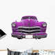 Pink Oldtimer Car Cuba Wall Decal