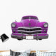 Pink Oldtimer Car Cuba Wall Decal
