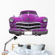 Pink Oldtimer Car Cuba Wall Decal