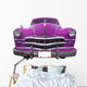 Pink Oldtimer Car Cuba Wall Decal