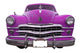 Pink Oldtimer Car Cuba Wall Decal