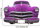 Pink Oldtimer Car Cuba Wall Decal
