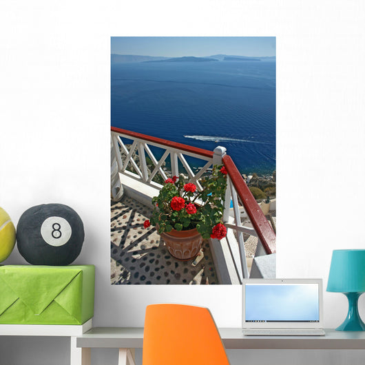 santorini Wall Mural