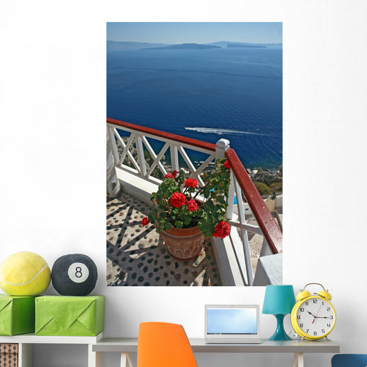 santorini Wall Mural