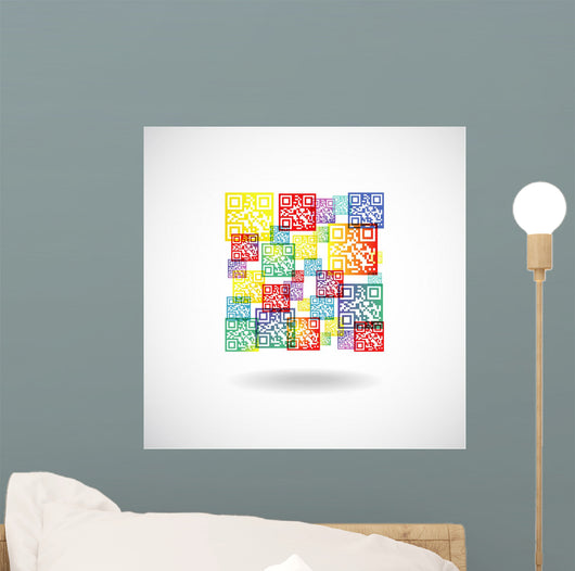 QR Collage Wall Decal