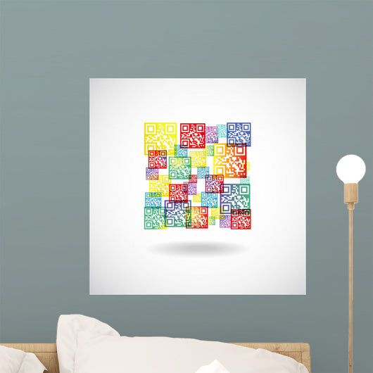QR Collage Wall Decal