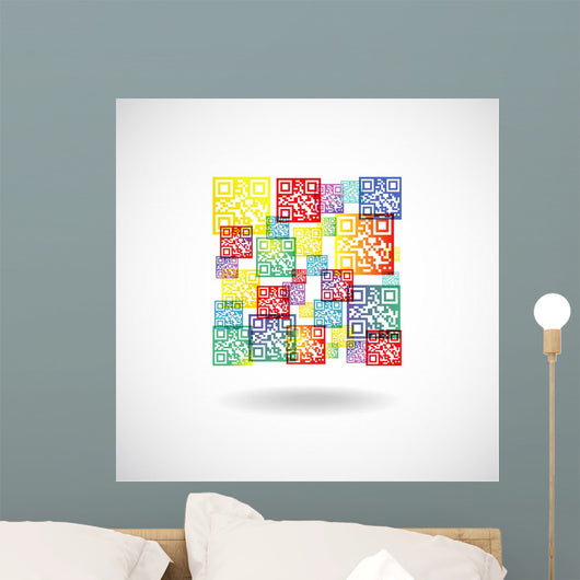 QR Collage Wall Decal