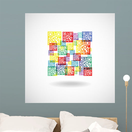 QR Collage Wall Decal