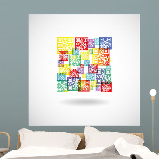 QR Collage Wall Decal