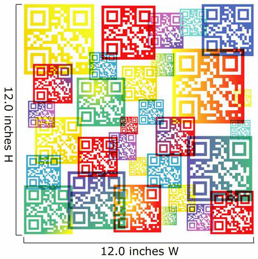 QR Collage Wall Decal