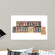 Critical Thinking in Wood Type Wall Decal