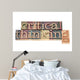 Critical Thinking in Wood Type Wall Decal