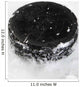 Hockey puck on ice. Wall Decal