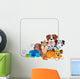 Frame With Dog Theme Wall Decal