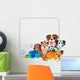 Frame With Dog Theme Wall Decal