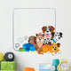 Frame With Dog Theme Wall Decal