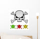 Evil Skulls Illustration Set