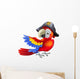 Pirate Parrot Wall Decal
