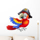 Pirate Parrot Wall Decal