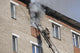 Fireman Extinguish Fire High-rise