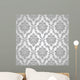 Seamless Damask Wallpaper Wall Decal