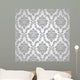 Seamless Damask Wallpaper Wall Decal