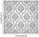 Seamless Damask Wallpaper Wall Decal