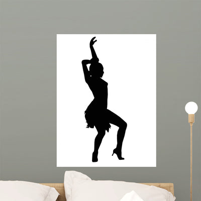 Dance Silhouette shown on a wall