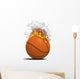 fire basketball item Wall Decal