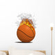 fire basketball item Wall Decal