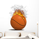 fire basketball item Wall Decal
