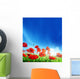 Poppy Flowers and Sunny Day Wall Mural