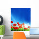 Poppy Flowers and Sunny Day Wall Mural