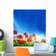 Poppy Flowers and Sunny Day Wall Mural