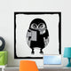 Robotic owl Wall Decal