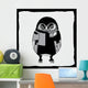 Robotic owl Wall Decal