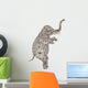 Elephant with Floral Decoration Wall Decal
