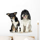 Tibetan Terrier and Puppy Border Collie Wall Decal