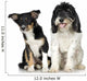 Tibetan Terrier and Puppy Border Collie Wall Decal