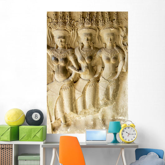 Cambodia Angkor Wat Wall Mural