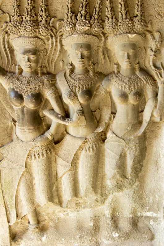 Cambodia Angkor Wat Wall Mural