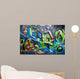 Colorful Graffiti Wall Mural