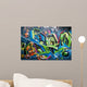 Colorful Graffiti Wall Mural