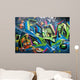 Colorful Graffiti Wall Mural