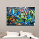 Colorful Graffiti Wall Mural