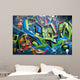 Colorful Graffiti Wall Mural