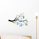 Wedding Invitation with Birds Wall Decal