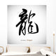 Chinese Calligraphy Word Dragon