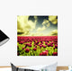 Spring tulips Wall Mural